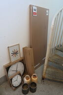 Diverse ure, bordplade m.m. 