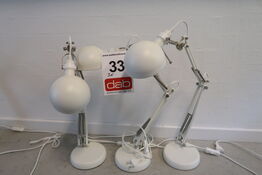 3 stk. Bordlamper 
