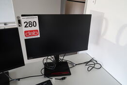 Lenovo ThinkVision T24i-2L 23,8" skærm (sort)
