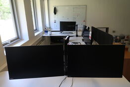 2 stk. Lenovo ThinkVision T24i-2L 23,8" skærm (sort)