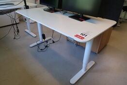 Hæve-/sænkebord - 180x80 cm 