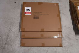 3 stk. Magnettavler - 45x60 cm 