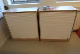 2 stk. CUBE design jalousiskabe