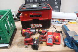 3 stk. akku håndværktøj MILWAUKEE