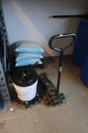 Donkraft, vejsalt og rullevogn 