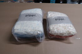 2 pk. Ass. Stofbleer i organic muslin fra Pippi (4-pak)