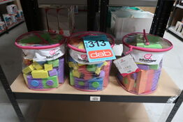 3 pk. Textured Blocks - 80pcs - Sensory Shop