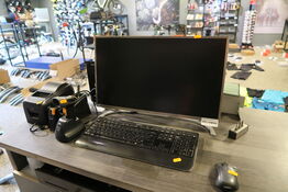 Allinone computer ACER Aspire C24 med tastatur, mus, håndscanner samt bonprinter