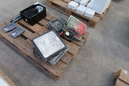 4 stk. Arbejdslamper 