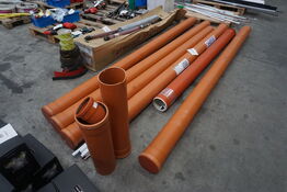 8 stk. pvc rør