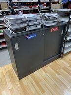 Skab m. skydelåger AJ 120x42x92 cm