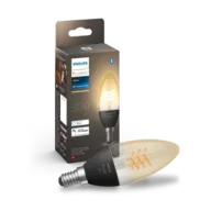 Philips hue e14 b39 bt filament white 300 lm kerte pære(ubrugt)
