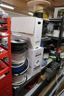 Div. Kabeltromler med kabler, netkabel m.m.