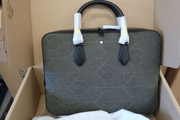 Taske MONTBLANC 4810 Jacquard thin document case khaki