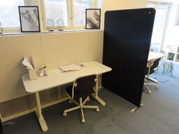 Bord, stol, afskærmning, m.v.