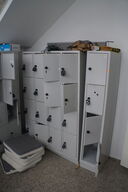 3 stk. Omklædningsskabe