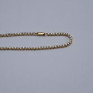 Tennisarmbånd af 14 kt guld