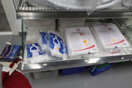 Hylde med div. varelager