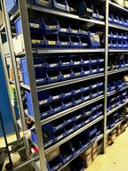 Indhold på 1 fag lagerreol