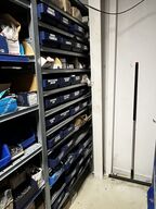 Indhold på 1 fag lagerreol