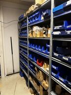 Indhold på 1 fag lagerreol