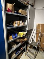 Indhold på 1 fag lagerreol