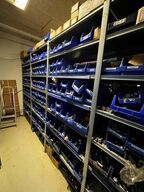 Indhold på 1 fag lagerreol