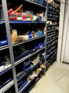 Indhold på 1 fag lagerreol