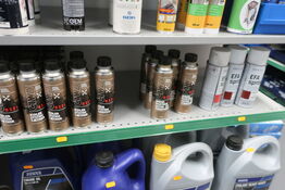 Hylde med div. Plejemidler CTWD m.fl.