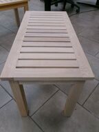 Lago-bænk, teaktræ