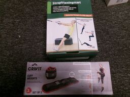 2 sæt hjemmetræningsudstyr