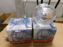 2 stk. lysestage, stor COSTA BODA Snowball