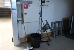 Pallevogne, koste samt spand 