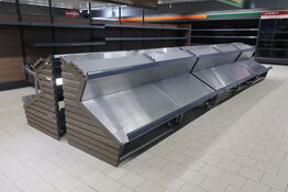 10 stk. butiksvogne med hjul 