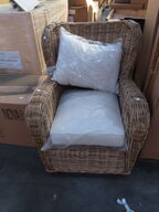 Kurvestol med hynder NOVA SOLO