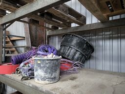 Div. Varelager, gasflasker, spande