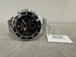 Armbåndsur SECTOR 230 43MM CHR BLACK DIAL BR SS