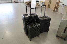 3 stk. trolley kufferter WAYPOINT