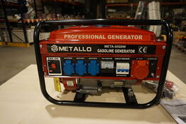 Metallo Meta-8500W luftkølet professionel benzingenerator