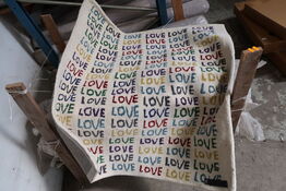 Gulvtæppe KILROY INDBO LOVE 120 x 120
