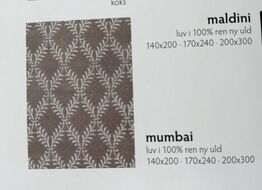 Gulvtæppe KILROY INDBO MUMBAI Beige 140 x 200