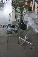 Sidebord inkl. Blæser