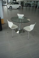 Bord inkl. 3 stk. Stole FRITZ HANSEN  7'ER