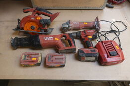 Akkuværktøj HILTI inkl. 3 batterier og oplader
