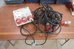 Byggetavle inkl. div. kabel