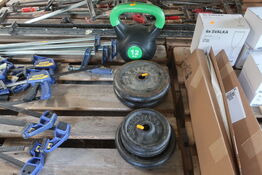 Vægtstkiver KETTLER og kettlebell 12 kg