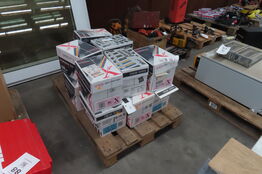 Palle med stort parti papir 