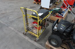 Rullevogn inkl. Diverse værktøj