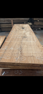 Træplanke i SAPELE (mahogni) 2,27x0,76m - 2,7 cm tyk