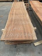 Træplanke i SAPELE (mahogni) 3,03x0,71/0,73m - 4,5 cm tyk